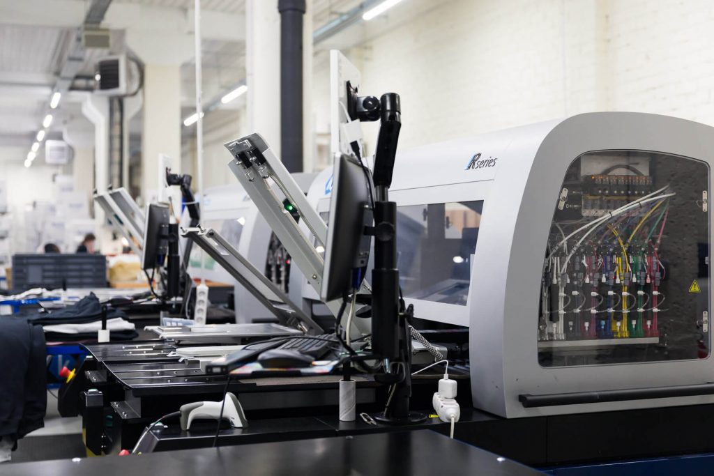 Direct to garment print machines