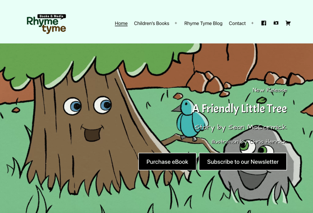 Rhyme Tyme books website by Michael Winchester